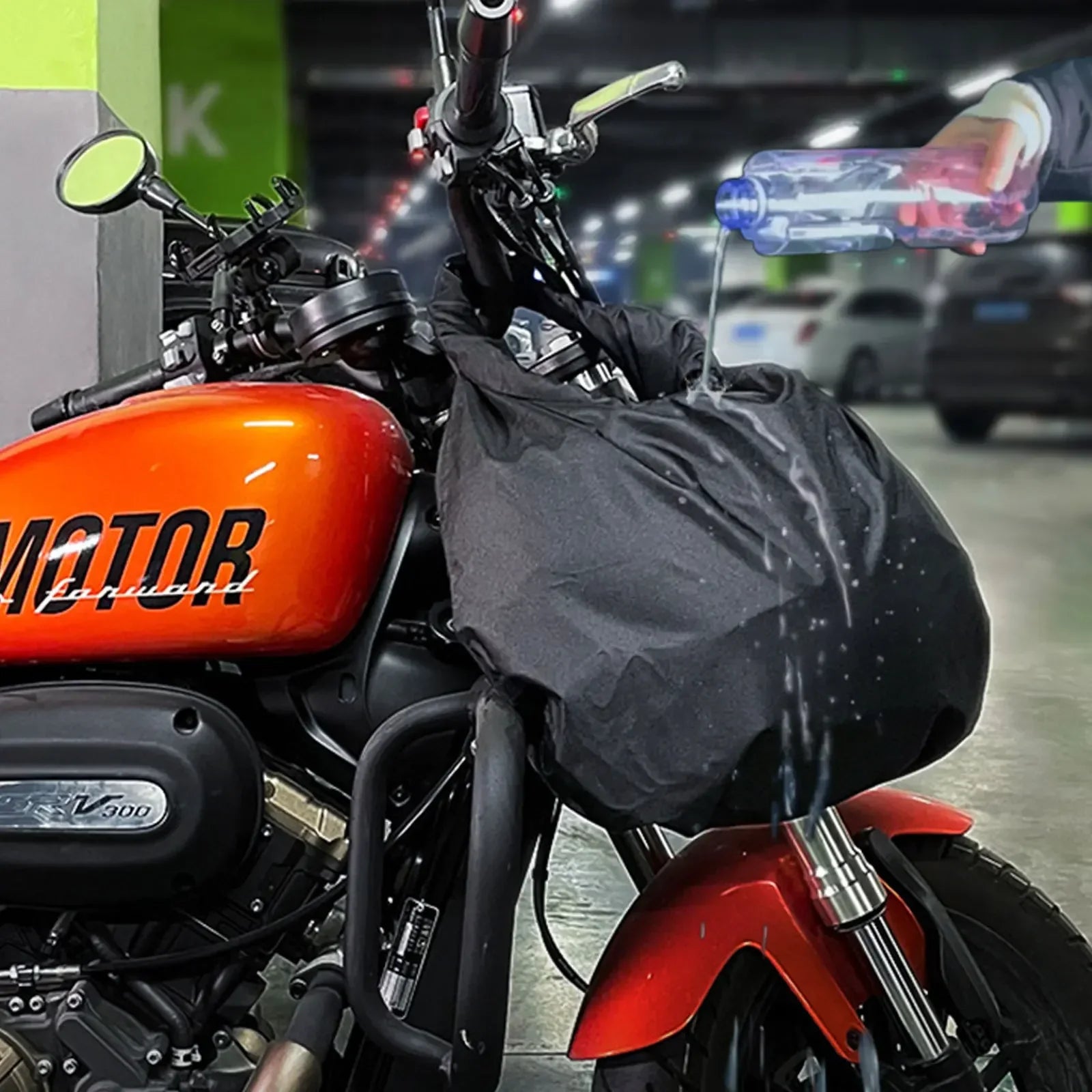 Vodotěsná taška na motocyklovou helmu s kombinovaným zámkem, proti krádeži, úložná taška pro zavazadla, přenosná pro jezdce | meowbutter