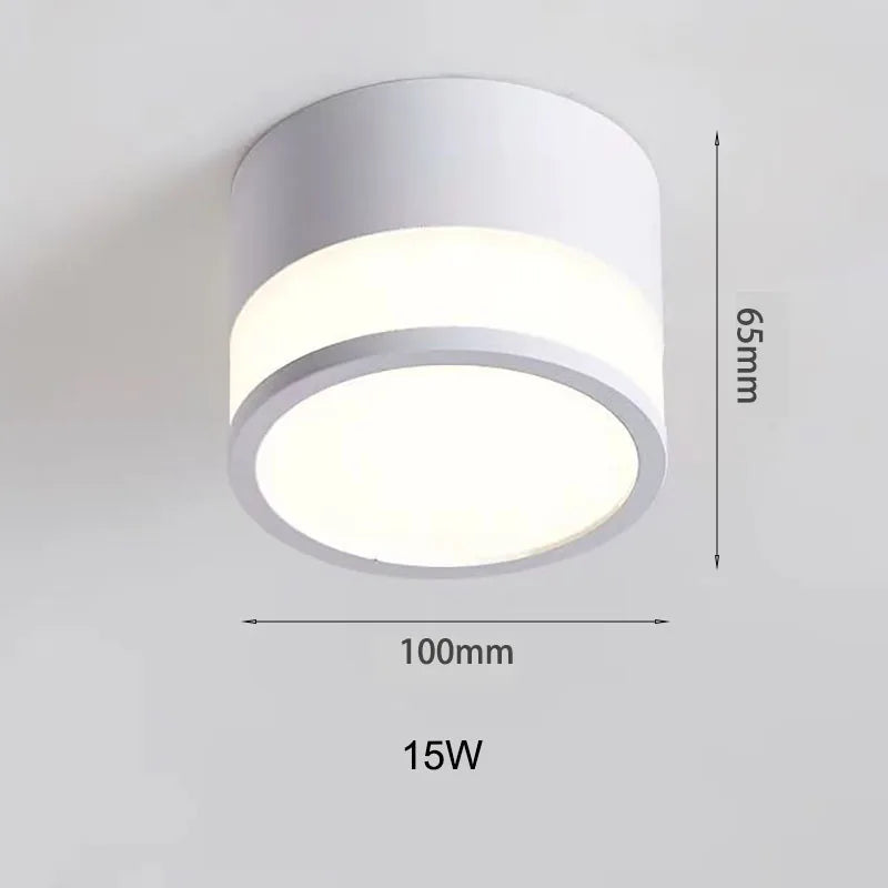 Luz de Teto LED de Superfície Nordic | 9W / 15W | Meowbutter
