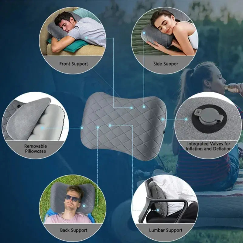 Ultralight Inflatable Pillow For Camping And Travel