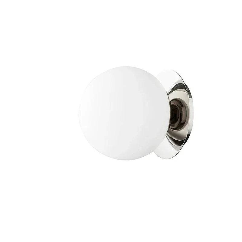 Lampada da parete in vetro Nordic Globe | Luce minimalista moderna per bagno e camera da letto | Meowbutter