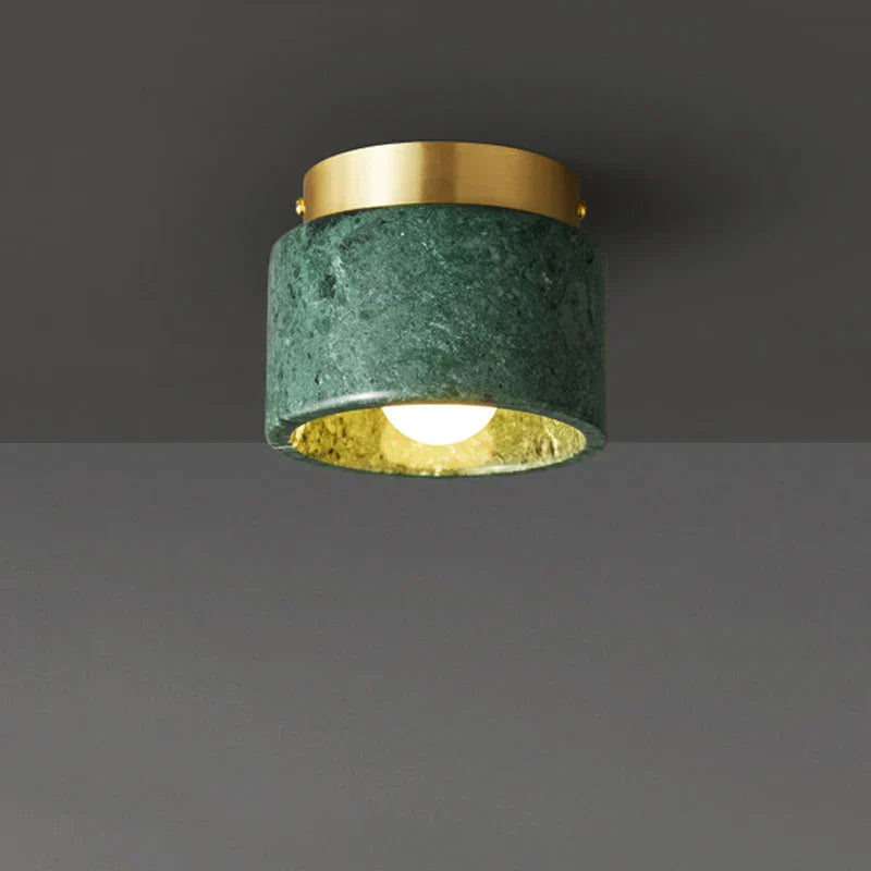 Lampada da soffitto in marmo nordico | Faretto moderno con finitura in pietra | Meowbutter