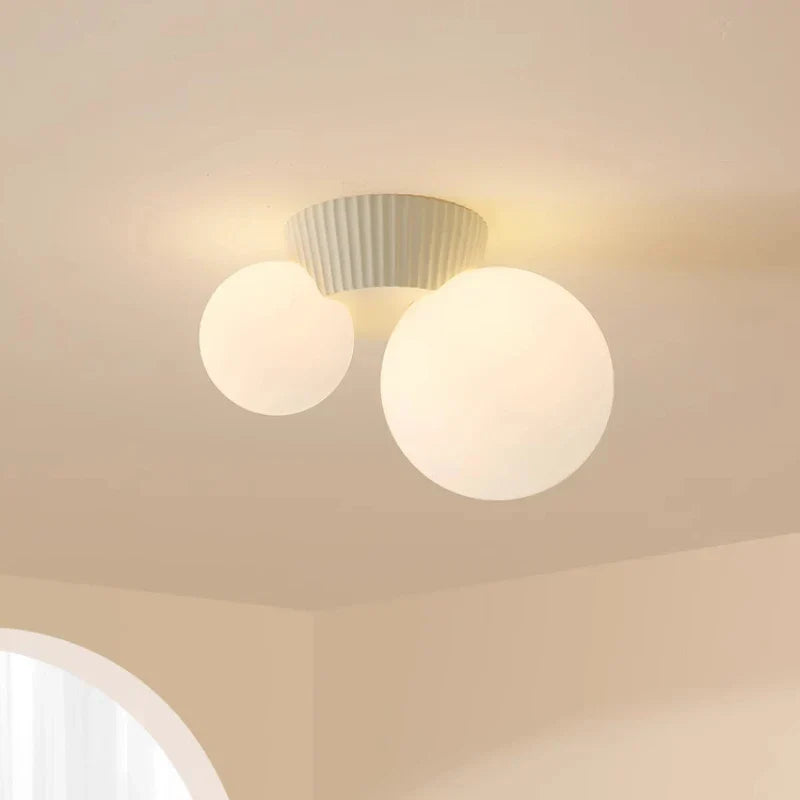 Luméa Ceiling Light | French Modern Double Globe Design | Meowbutter