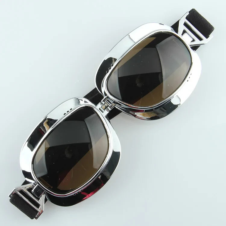 Motorcycle Goggles Vintage Windproof UV Protection for Harley | meowbutter