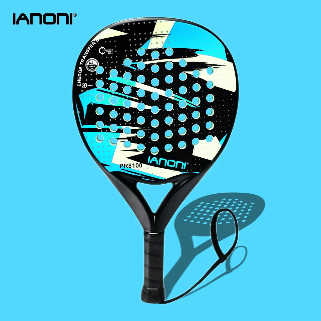 Carbon Fibre Padel Racket - Professional Design - Paddle Tennis Racket | meowbutter