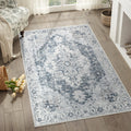 Heritage Medaillon Teppich | Faltbarer, rutschfester Teppich im orientalischen Stil | Meowbutter