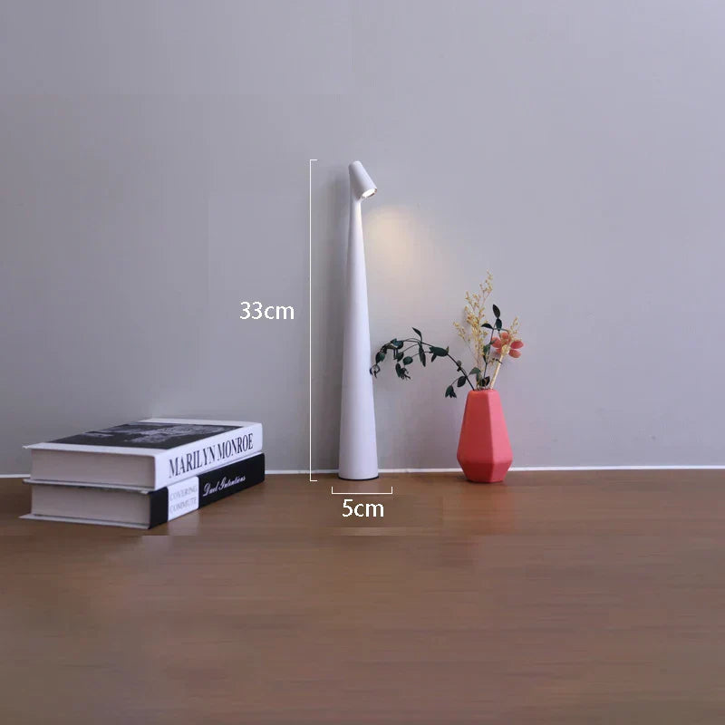 Glowora | Lampe de table LED | Rechargeable et à intensité réglable par contact | Meowbutter