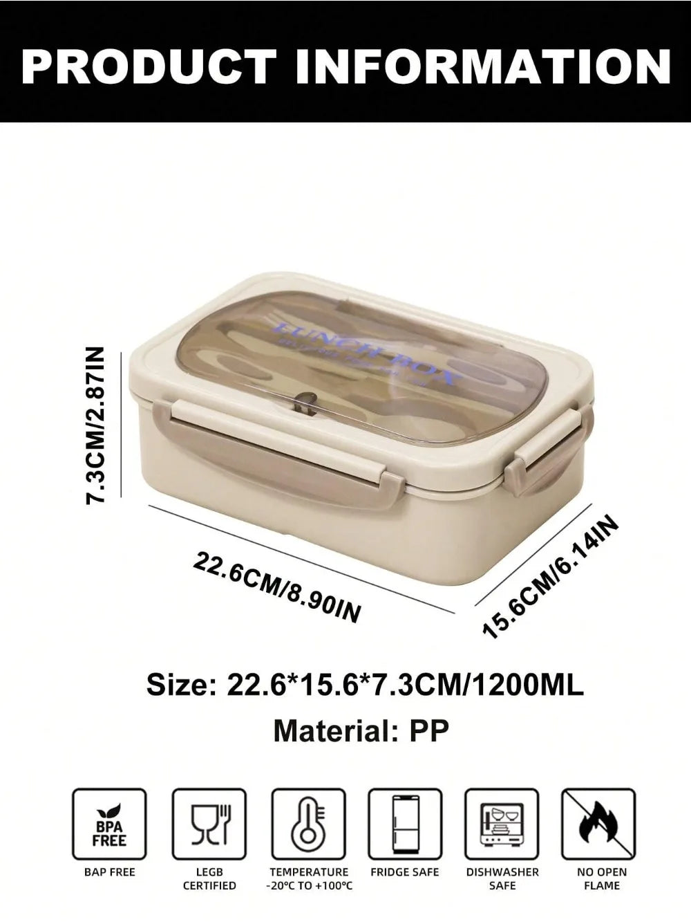 MealMate | Bento Lunch Box with Utensils | 4 Compartments & Leak-Proof Design | Meowbutter