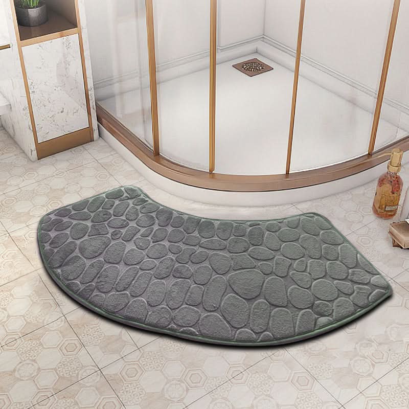 Alfombrilla de baño de terciopelo antideslizante 3D con diseño de secado rápido | meowbutter