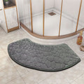 Alfombrilla de baño de terciopelo antideslizante 3D con diseño de secado rápido | meowbutter