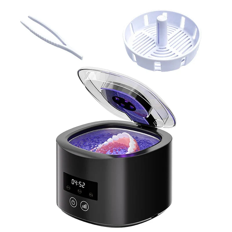 Ultrasonic Cleaner - 50kHz - USB Rechargeable - Braces, Retainers, Dentures & Jewellery | meowbutter