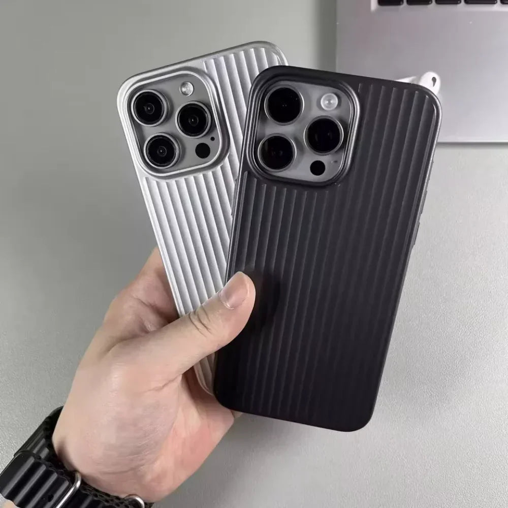 Phone Case Ribbed Hard Shell Protective Cover Design | Meowbutter