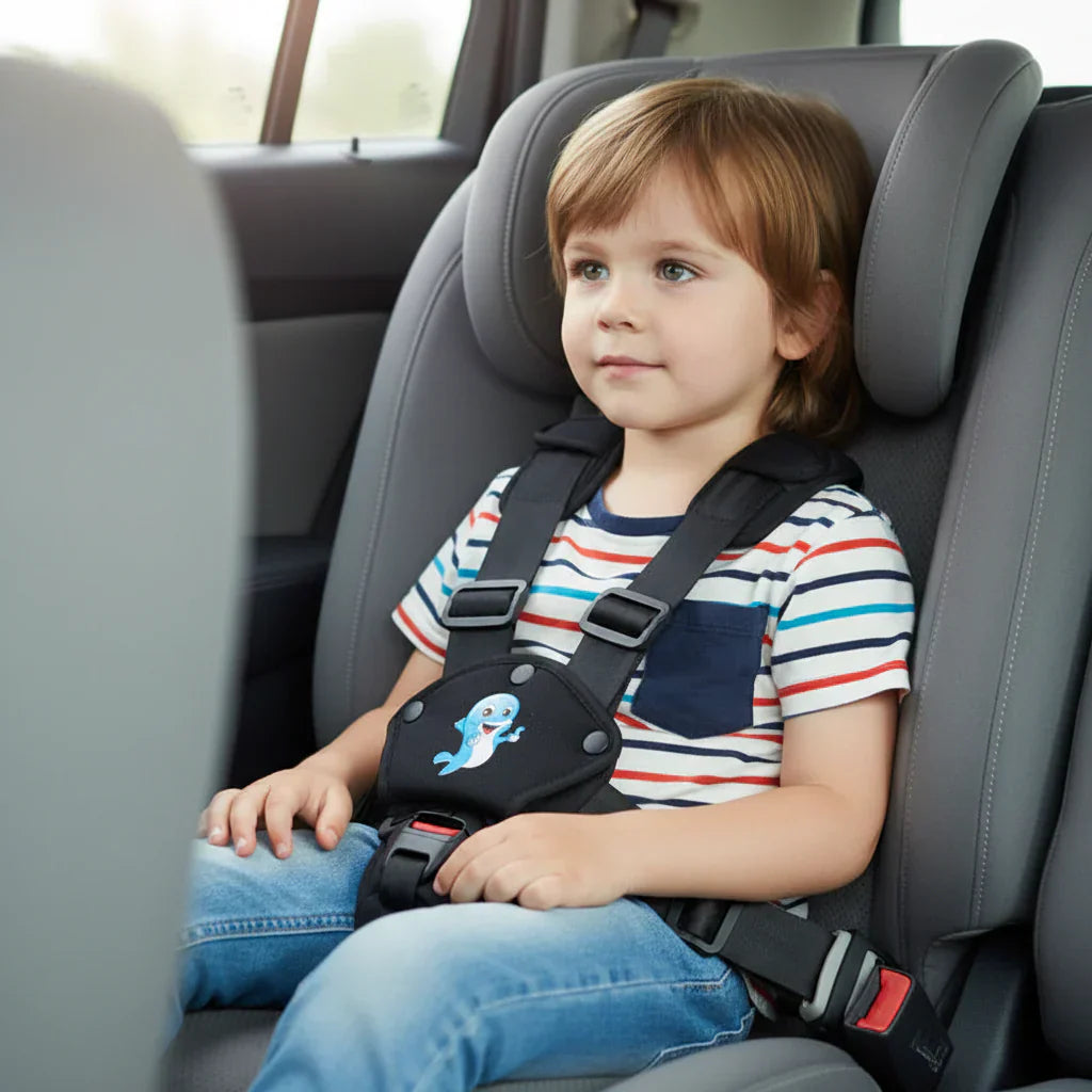 Portable Childrens Car Seat Vest Easy Install Secure Fit | Meowbutter