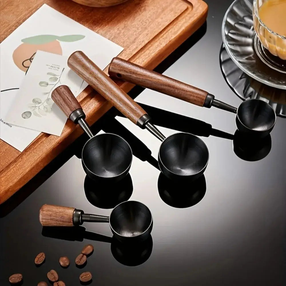Wooden Craft Coffee Scoop For Consistent Measuring In Everyday Brewing