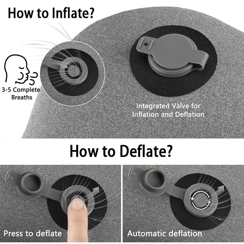 Ultralight Inflatable Pillow For Camping And Travel
