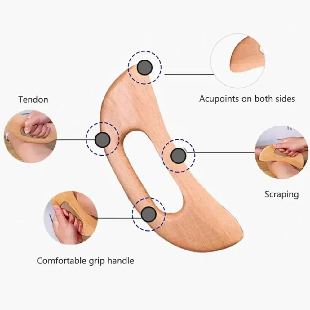 Gua Sha Wooden Massage Tool For Self Massage Daily Use