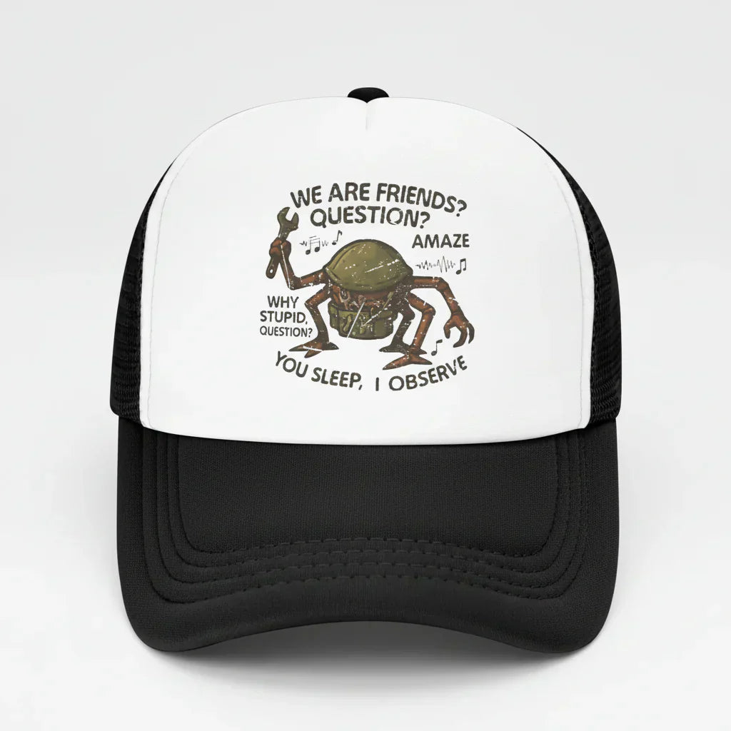 Baseball Cap Trucker Hat Mesh Adjustable Snapback Project Rocky | Meowbutter