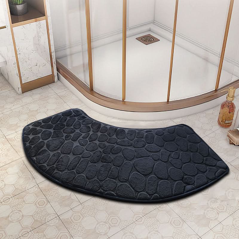 Alfombrilla de baño de terciopelo antideslizante 3D con diseño de secado rápido | meowbutter