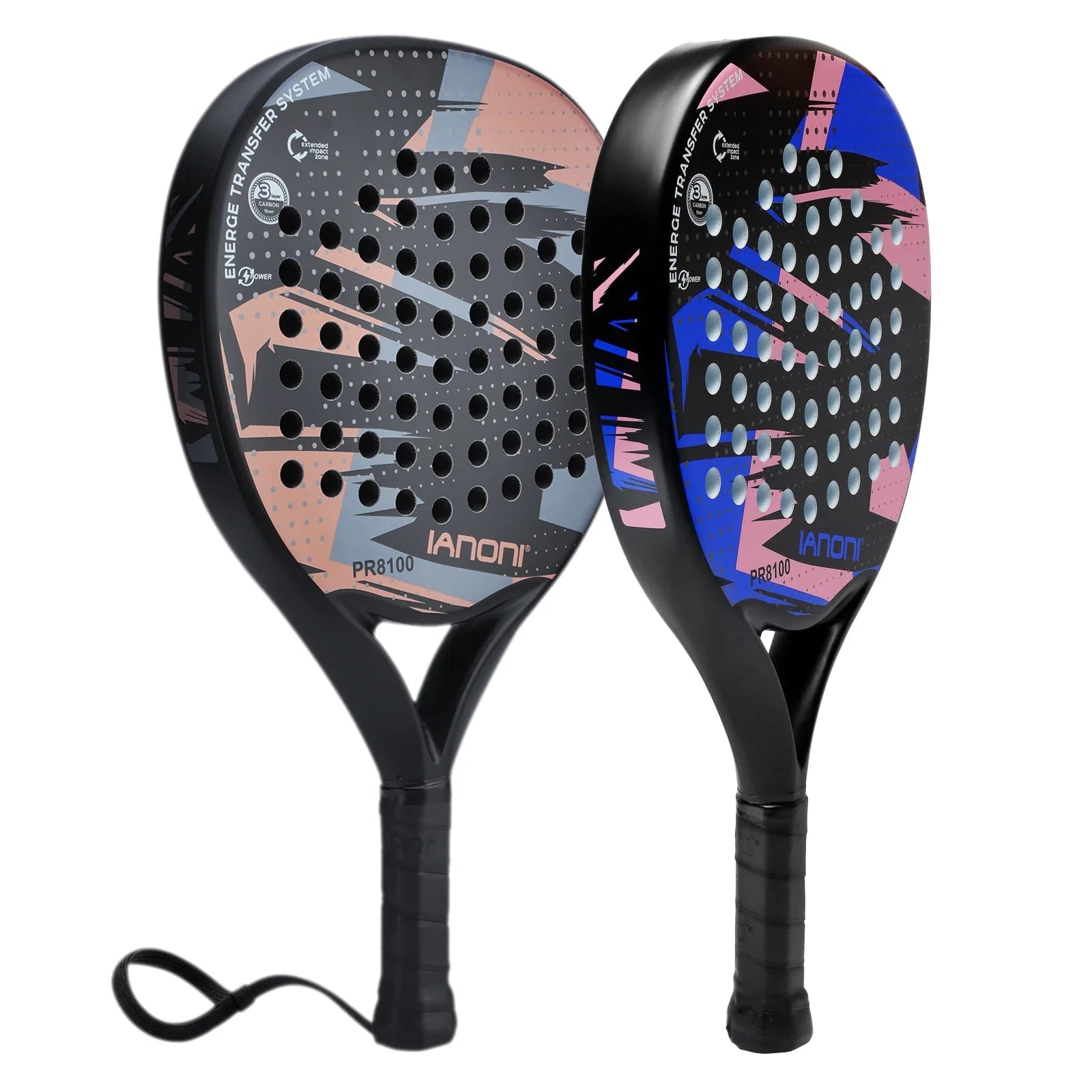 Carbon Fibre Padel Racket - Professional Design - Paddle Tennis Racket | meowbutter