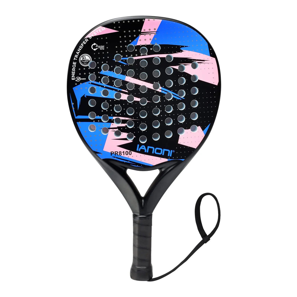 Carbon Fibre Padel Racket - Professional Design - Paddle Tennis Racket | meowbutter