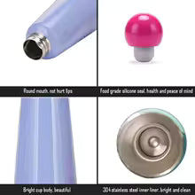 500 ml Steel Hydration Bottle — Two-Tone Finish, Insulated Design