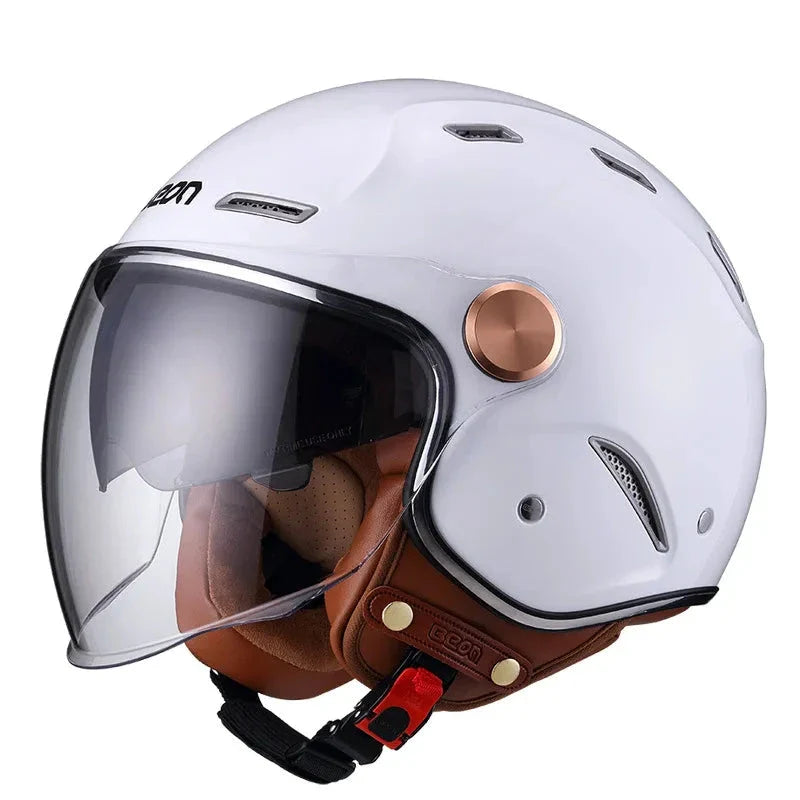 Casco de motocicleta retro - Meowbutter