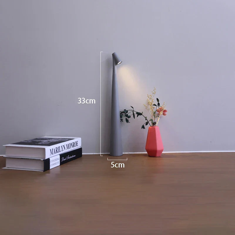 Glowora | Lampe de table LED | Rechargeable et à intensité réglable par contact | Meowbutter