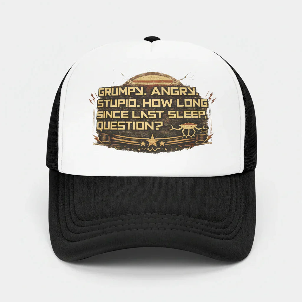 Baseball Cap Trucker Hat Mesh Adjustable Snapback Project Rocky | Meowbutter