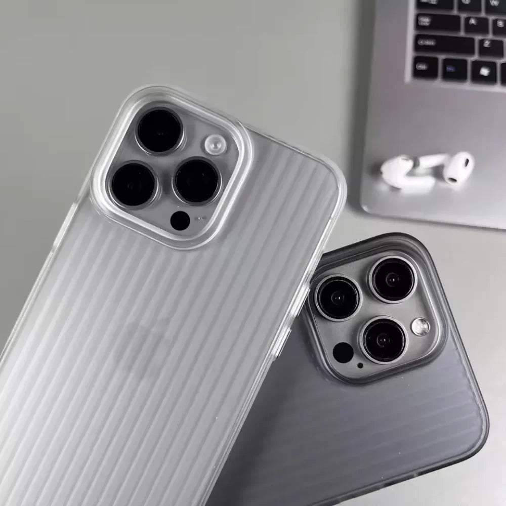 Phone Case Ribbed Hard Shell Protective Cover Design | Meowbutter