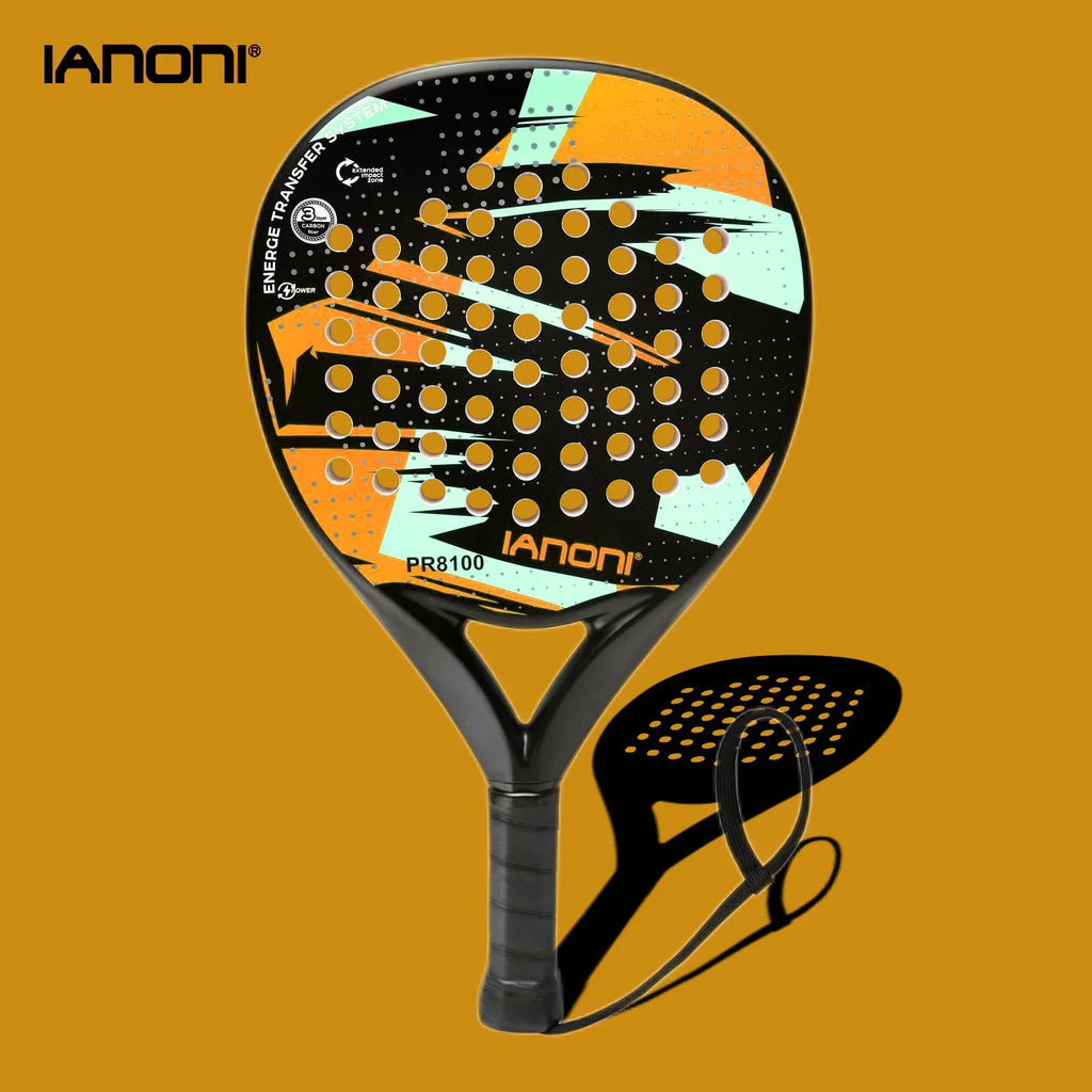Carbon Fibre Padel Racket - Professional Design - Paddle Tennis Racket | meowbutter