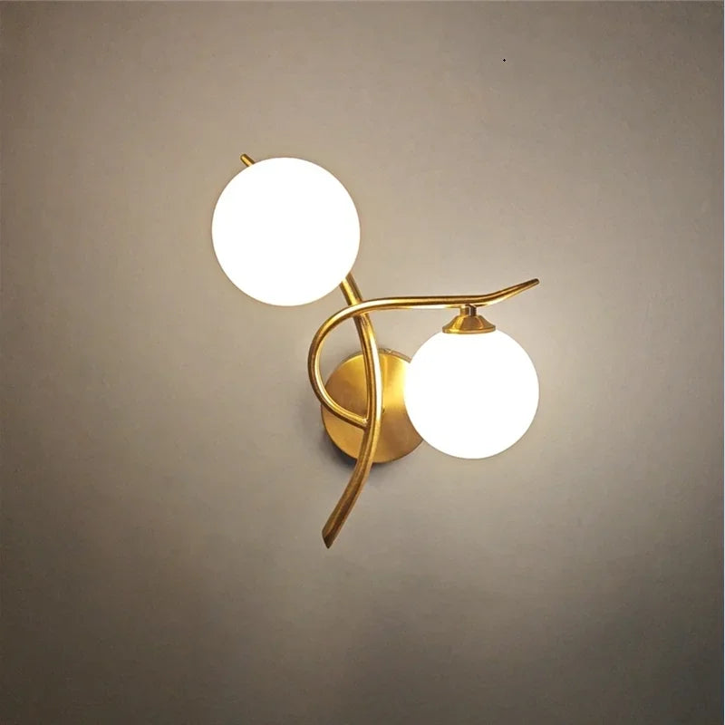 Lunara Wall Light | Nordic Dual Globe LED Design | Meowbutter