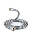 Shower Hose Extension - 2m Stainless Steel - Flexible Bathroom Water Pipe | meowbutter