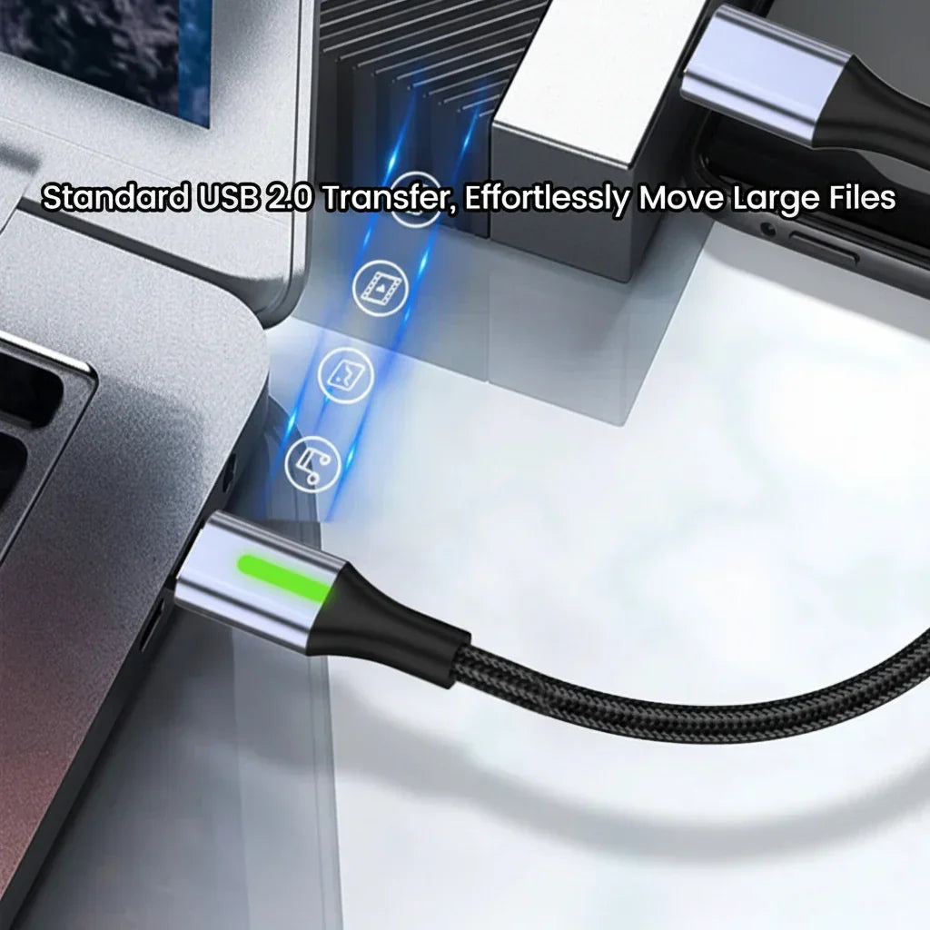 6A USB-C-Schnelllade- und Datenkabel — Konstante Leistung, zuverlässige Synchronisierung