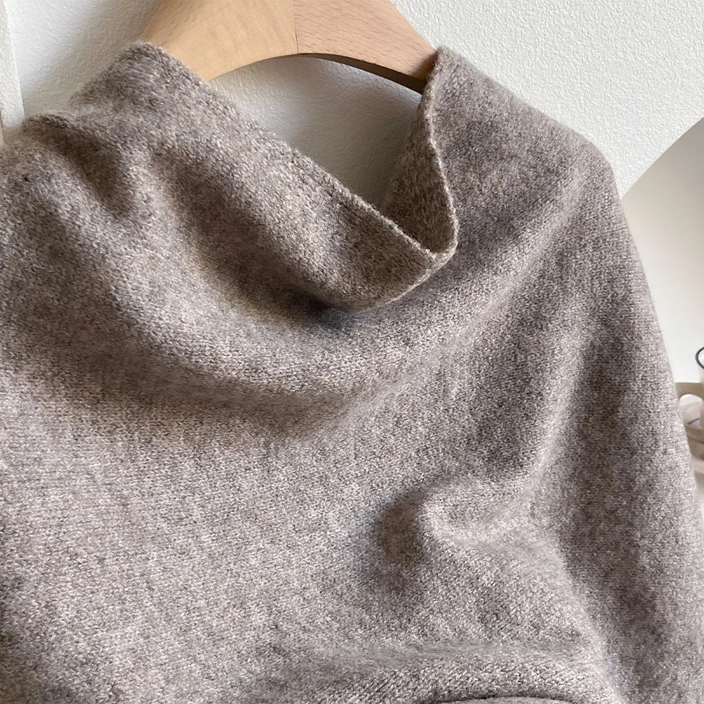 The Fleece Shawl With Elegant Draping And Lightweight Warmth