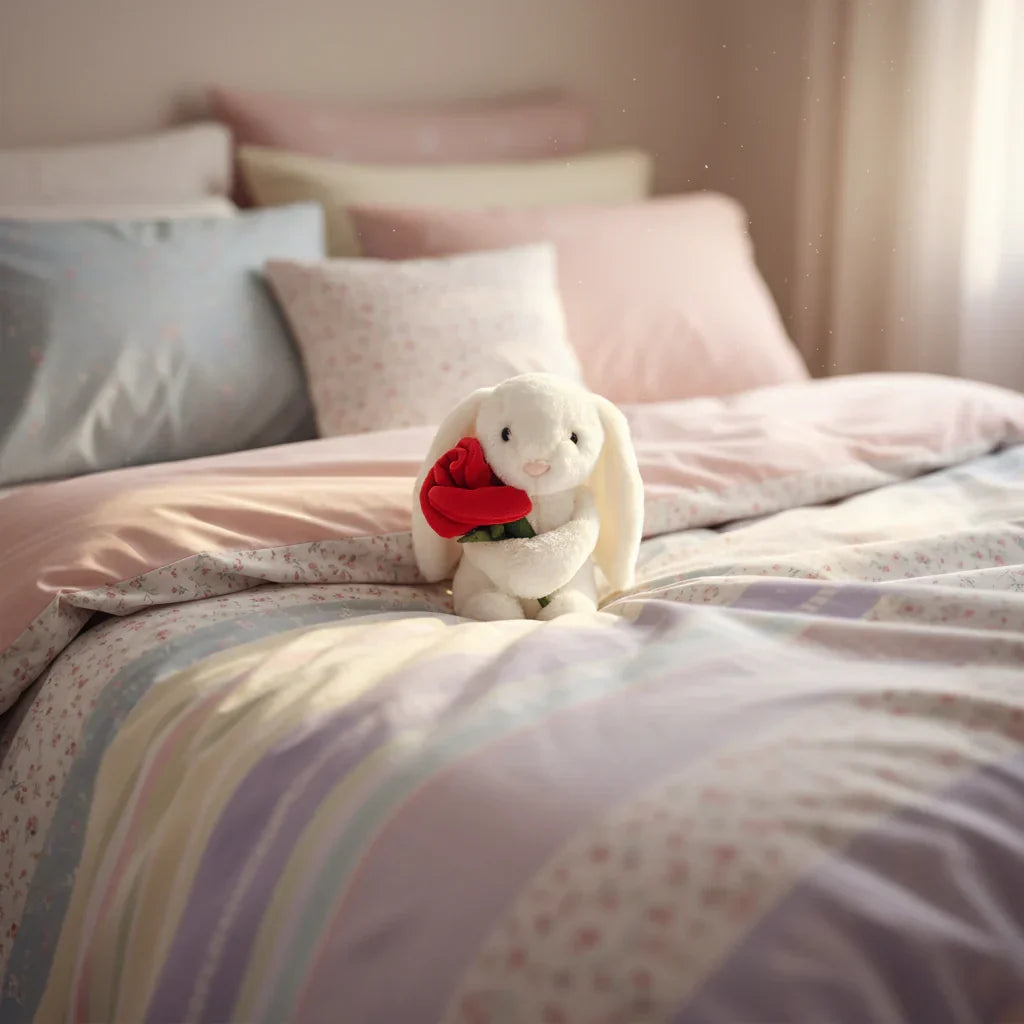 Λούτρινο κουνέλι Bunnycat 36cm για αποφοίτηση