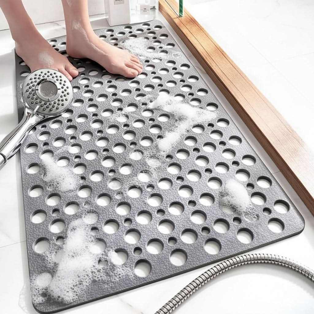 Hygienic Shower Mat Designed for Safe Footing | meowbutter