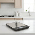 Digital Kitchen Scale — Stainless Steel Platform, 22 lb Capacity