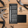 Magnetic Precision Screwdriver Kit — 24-Piece Interchangeable Bit Set