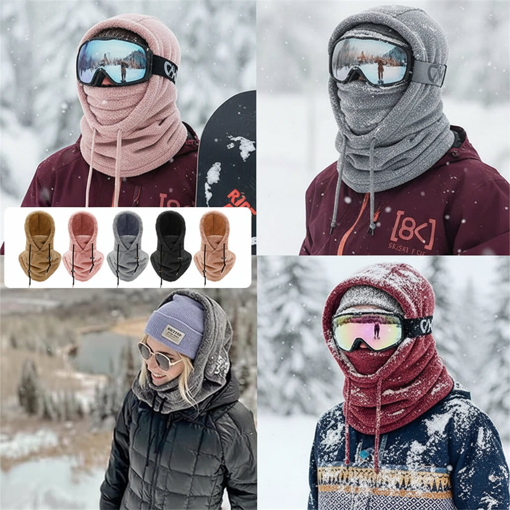 Windproof Fleece Balaclava — Warm Lightweight Ski Mask