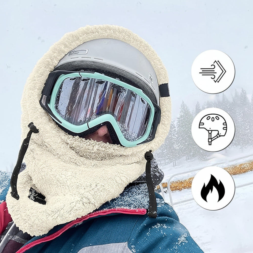Windproof Fleece Balaclava — Warm Lightweight Ski Mask