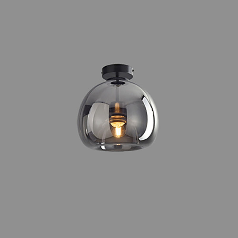Nordic Glass Ball Ceiling Light | Semi-Flush Mount | Meowbutter