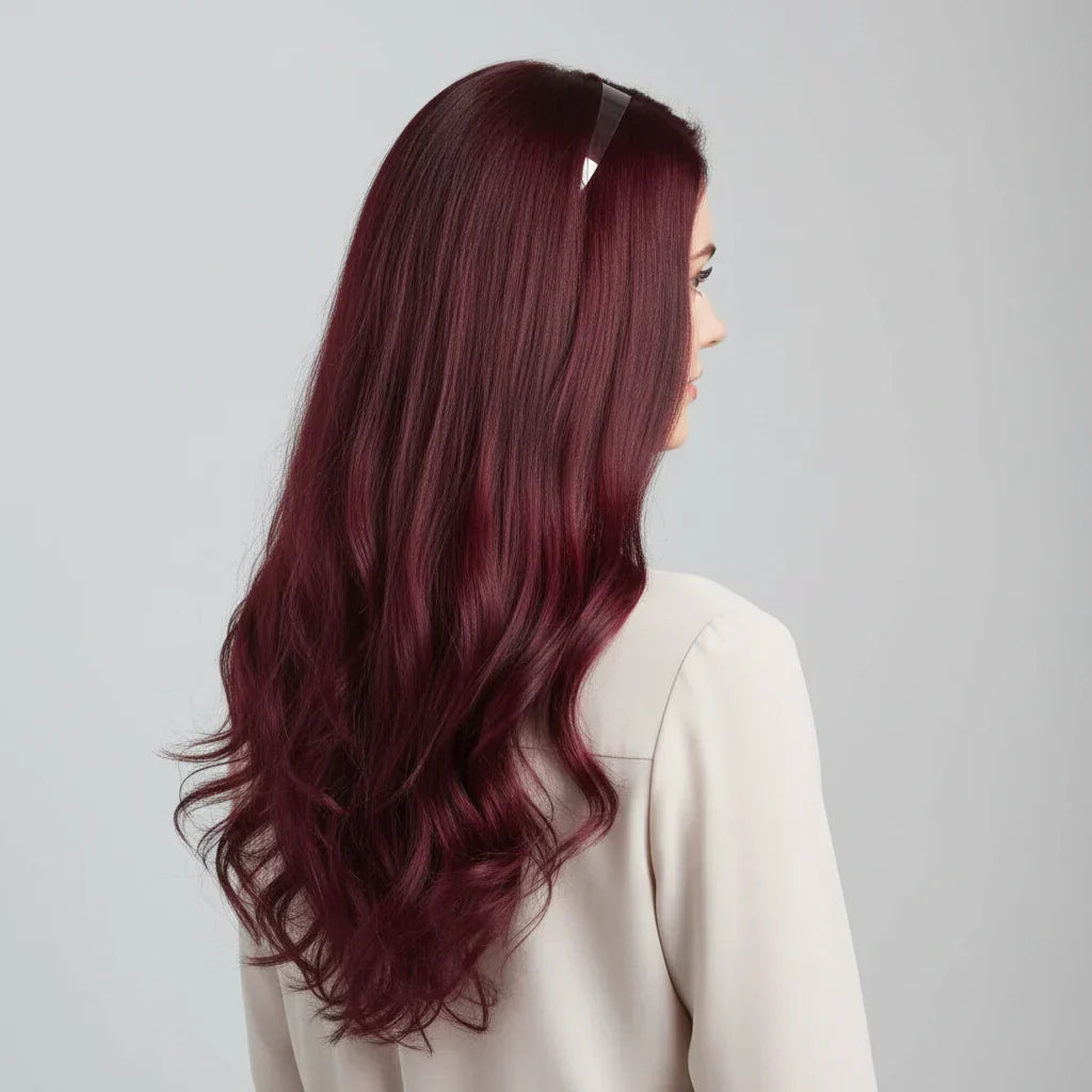 Remy Hair Extensions — Long Wavy Clip-In Texture, Even Weight Distribution