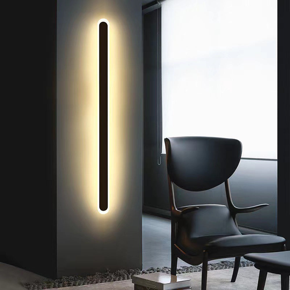 Terralux | Linear Oval Outdoor Wall Lamp