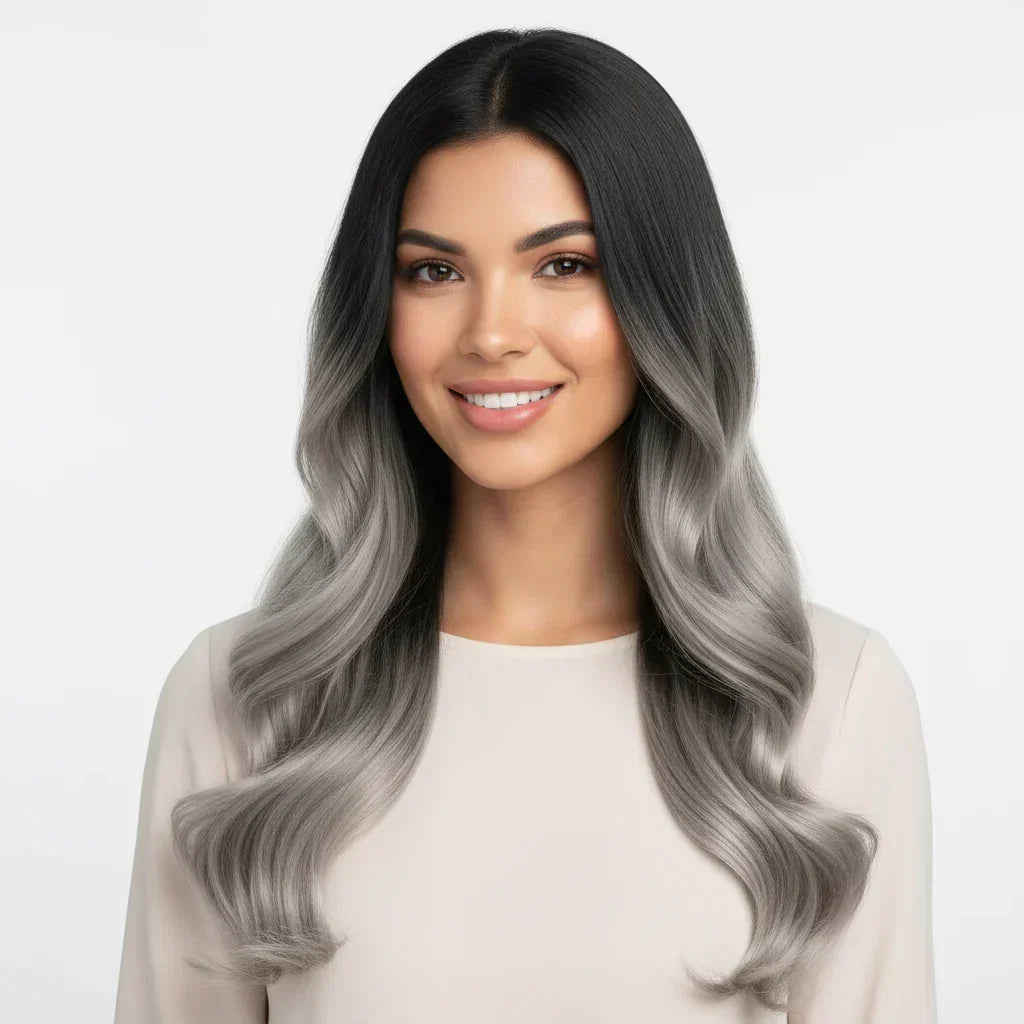 Remy Hair Extensions — Long Wavy Clip-In Texture, Even Weight Distribution