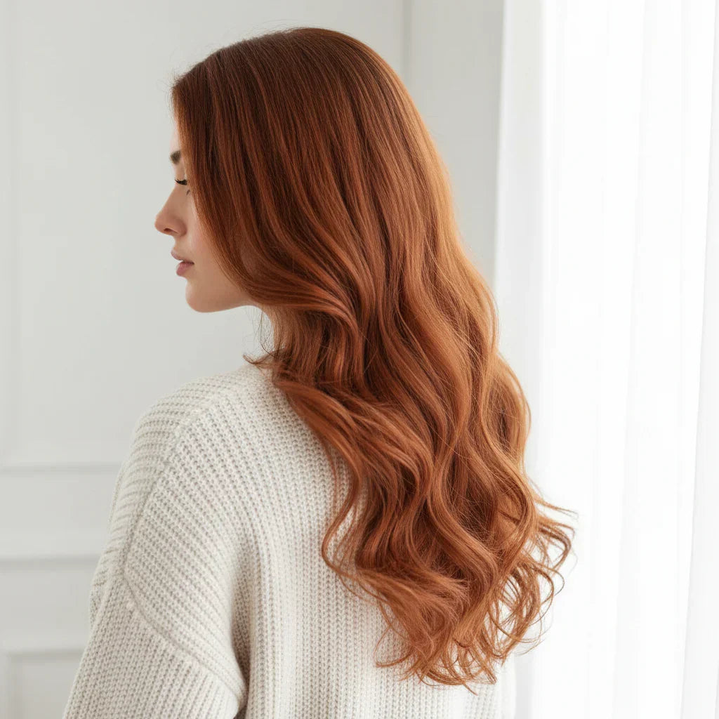 Remy Hair Extensions — Long Wavy Clip-In Texture, Even Weight Distribution