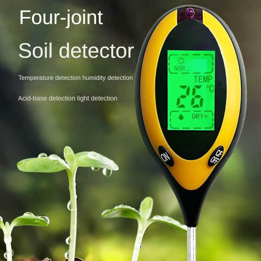 Misuratore professionale 4 in 1 dell’umidità del terreno per la cura del giardino | meowbutter