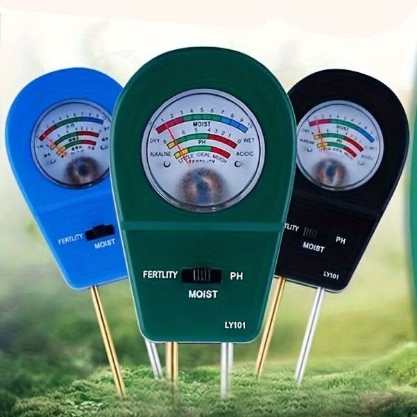 Tester 3-in-1 di umidità, fertilità e pH del terreno per piante sane | meowbutter