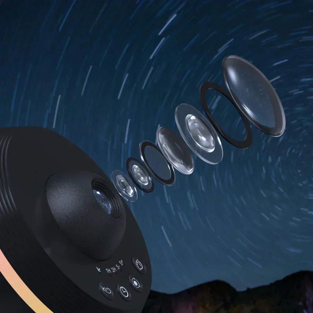 Galaxie-Projektor-Nachtlicht — Lampe für Sternenhimmel an Wand und Decke