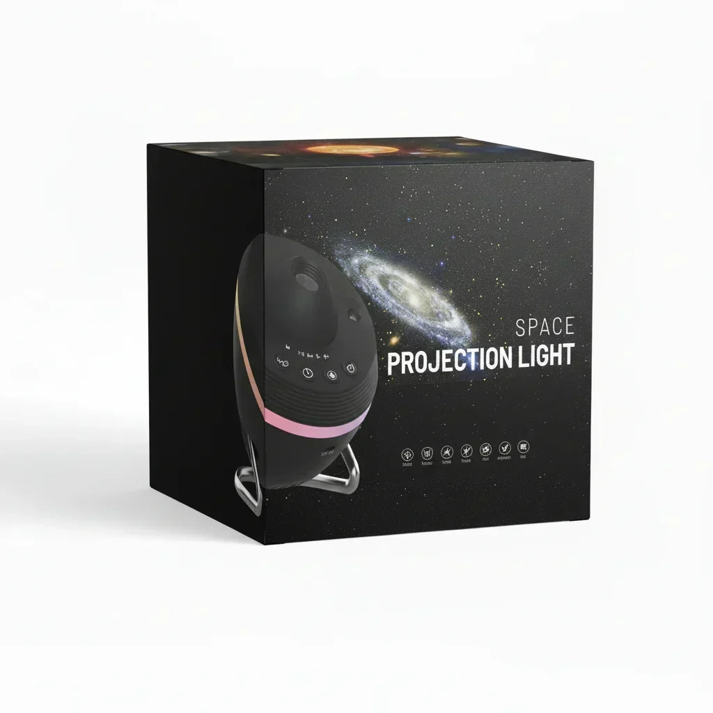 Galaxie-Projektor-Nachtlicht — Lampe für Sternenhimmel an Wand und Decke