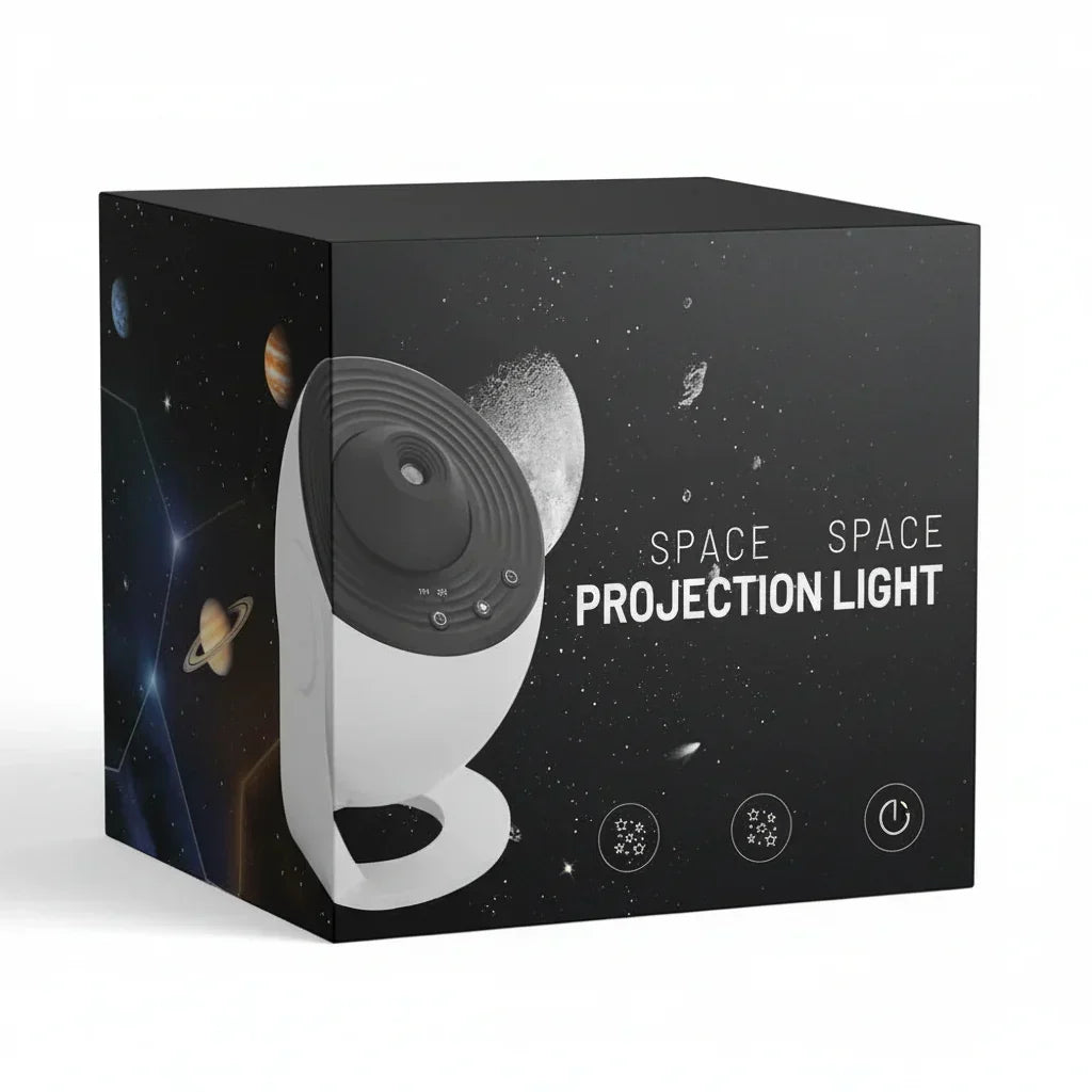 Galaxie-Projektor-Nachtlicht — Lampe für Sternenhimmel an Wand und Decke