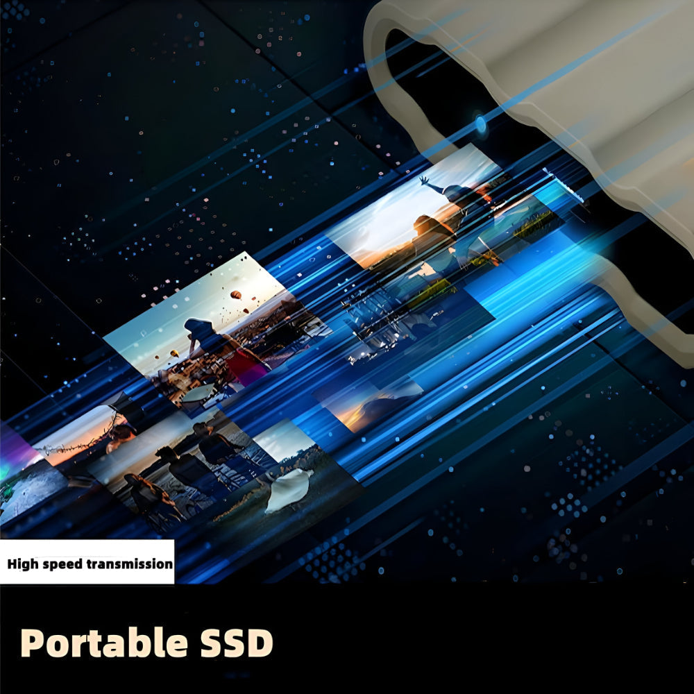SSD External Drive Portable Storage Device Metal Enclosure | Meowbutter